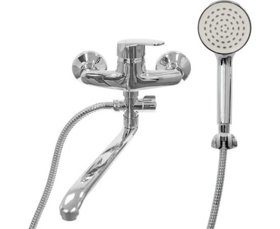 Смеситель для ванны DEVIDA ELSI с поворотным изливом и наружным поворотным дивертором DVL0322-05 – изображение 3