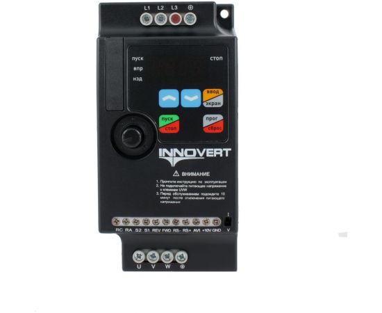 Преобразователь INNOVERT ISD mini PLUS, выходной ток 11 А 2,2 кВт вх: 1ф x 220В / вых: 3ф х 220В ISD222M21E – изображение 6