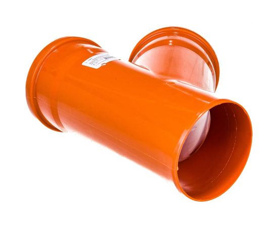 Тройник для наружной канализации RTP D 110х110 мм, 45 град 36512 – изображение 3