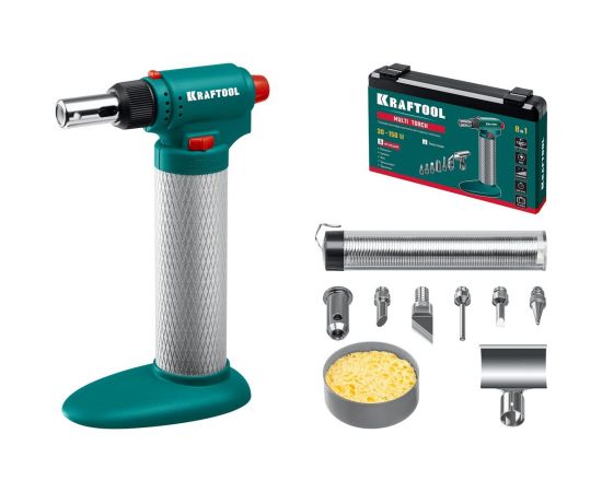 Газовый паяльник KRAFTOOL Multi torch набор 8-в-1 55506-H8 – изображение 3