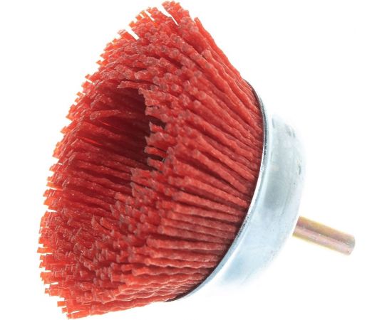 Щетка чашечная (75 мм; нейлоновая проволока с абразивным покрытием) ЗУБР 35165-075_z02 – изображение 6