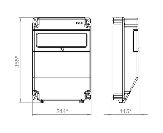 Навесной щит с розетками EVOL Combox 11 0102-010-1 – изображение 2