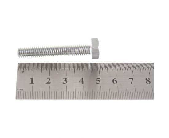Болт с ш\г Качественный КРЕПЕЖ полная резьба DIN 933 558 8x45 45 шт 0300803 КЧ – изображение 2