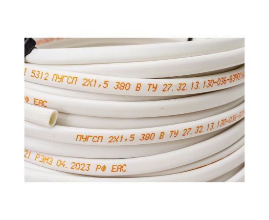 Провод TDM ПУГСП 2х1,5 (20м), белый Народный SQ0126-0219 – изображение 3
