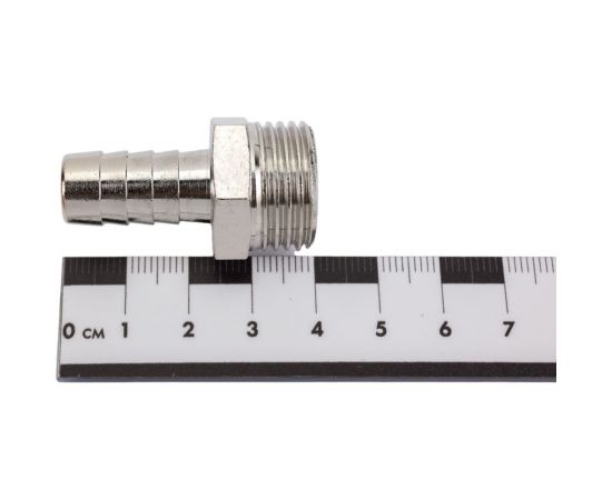 Штуцер STOUT Sft-0067-001212 нр никелированный 1/2"x12 RG008T5Q75HSA0 – изображение 2