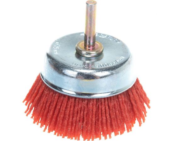 Щетка чашечная (75 мм; нейлоновая проволока с абразивным покрытием) ЗУБР 35165-075_z02 – изображение 5