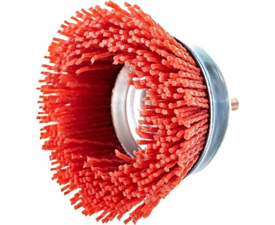 Щетка чашечная (75 мм; нейлоновая проволока с абразивным покрытием) ЗУБР 35165-075_z02 – изображение 4