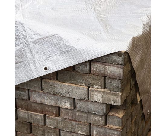 Тент универсальный укрывной 3x4 м, полипропилен 60 г/м2, с люверсами ООО Миротент ЦБ-00033417 – изображение 5