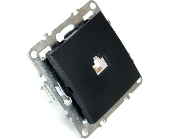 Компьютерная 1-местная розетка RJ-45 STEKKER (механизм), серия Эрна, PST00-91 49151 – изображение 5