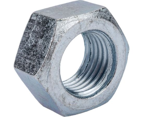 Гайка МЕТАЛЛСЕРВИС М27, DIN 934, цинк, 4 шт. 1239335 