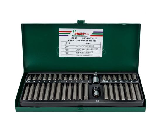 Набор бит (40 предметов) Hans 6040 
