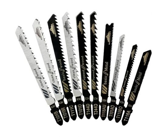 Набор полотен для электролобзика 10 шт vertextools НП-10 