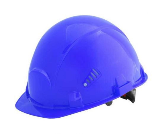 Каска РОСОМЗ СОМЗ-55 ВИЗИОН RAPID синяя, с очками О15 HAMMER ACTIVE plus 78718+11530/1 