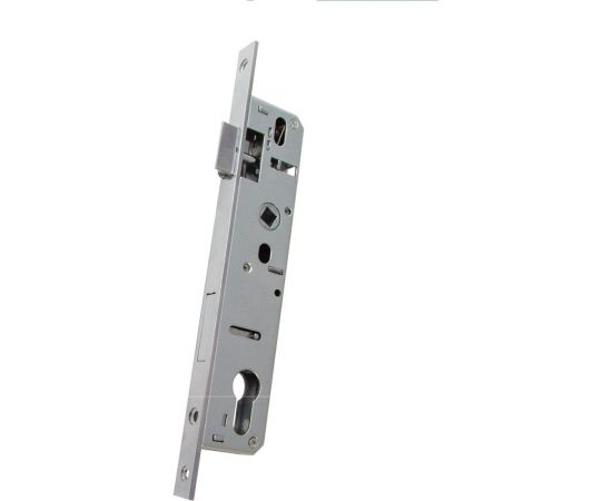 Дверной врезной замок ANBO (для ПВХ; м/о 92 мм; пл. 16 мм; д/м 25 мм; с фалевой защелкой) l4383 