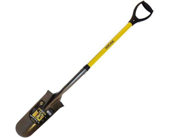 Штыковая лопата NIKONA с длинным лезвием, с фибровой ручкой 36"" 68-233 