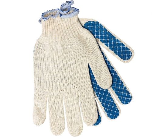 Перчатки х/б, ПВХ обливные Россия 67713 