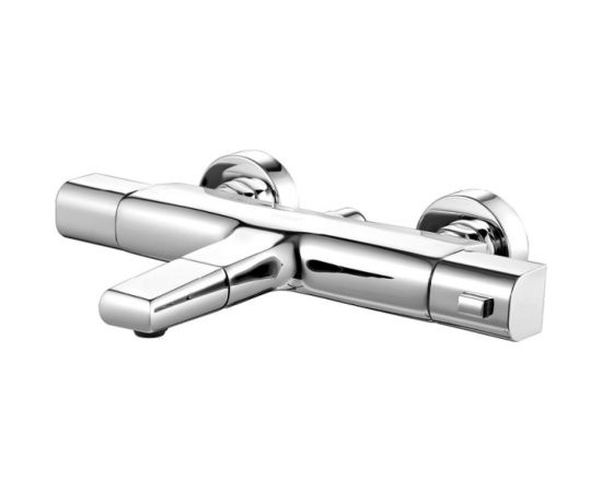 Универсальный смеситель для ванны с термостатом IDDIS Uniterm UNISB02i74WA 