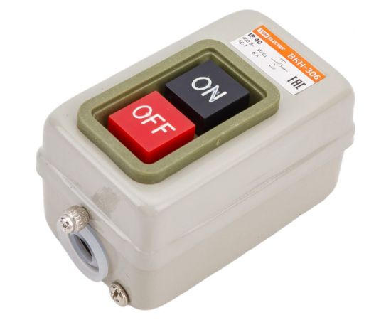 Кнопочный выключатель TDM ВКН-306 3Р 6А 230/400В IP40 SQ0716-0004 