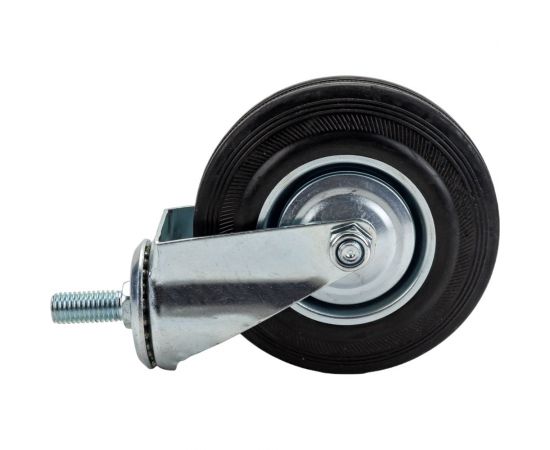 Колесо промышленное поворотное крепление болтом М14 SCT55 125 мм MFK-TORG 4008125 М14 