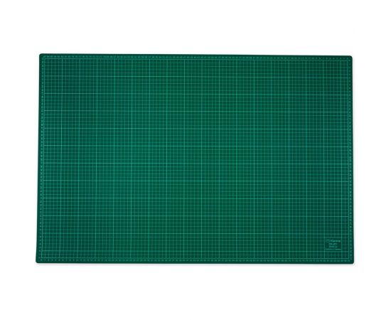 Мат для резки (А1; 90х60 см; ПВХ; серо-зеленый) Gamma 389489 