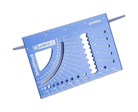 Универсальный алюминиевый угольник для 3D заготовок ЗУБР 7-в-1 34399 – изображение 6