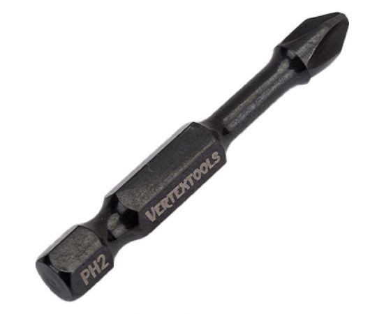 Набор бит IMPACT TORSION PH2 (10 шт; 50 мм) vertextools IP-TR-PH2-50 – изображение 7