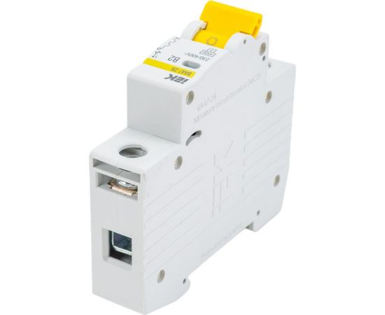 Автоматический модульный выключатель IEK 1п B 2А ВА 47-29 4.5кА ИЭК MVA20-1-002-B – изображение 3