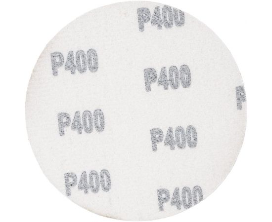 Круги шлифовальные алюминий-оксидные 125 мм, 5 шт, Р400, под липучку, без отверстий MOS 39817М – изображение 4