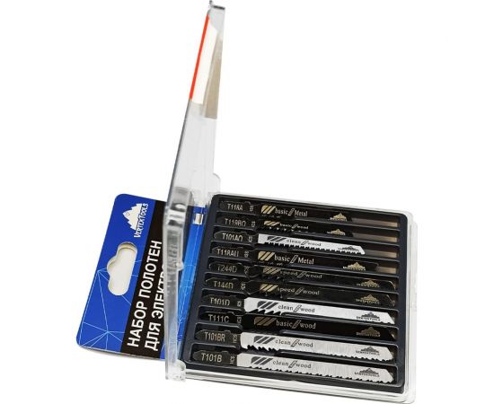 Набор полотен для электролобзика 10 шт vertextools НП-10 – изображение 3