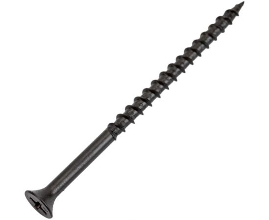 Саморез гипсокартон - дерево Daxmer гкд 4,2x75 100 шт., фосфатированный, усиленный 438818 – изображение 4