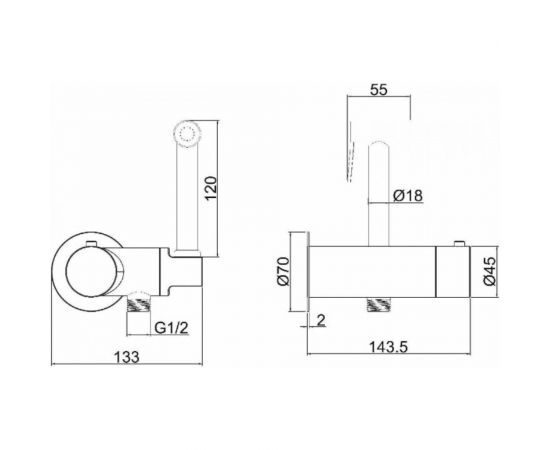 Смеситель для душа ALLEN BRAU Thermo Rund 5.60001-00 хром 00280702 – изображение 2
