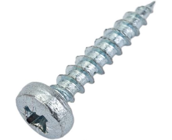 Универсальный шуруп ЕВРОПАРТНЕР полукруглая головка, zn, 3x16 60 шт. 14 1173 1 – изображение 4