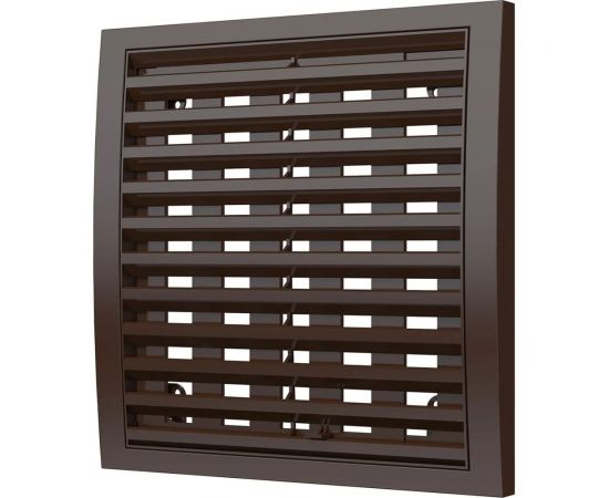 Решетка 2020РРПН наружная ASA вентиляционная регулируемая (200x200 мм; коричневая) ERA 88-039 – изображение 4