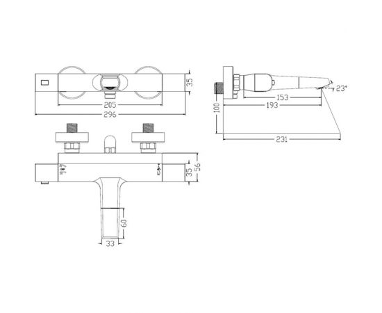 Универсальный смеситель для ванны с термостатом IDDIS Uniterm UNISB02i74WA – изображение 8