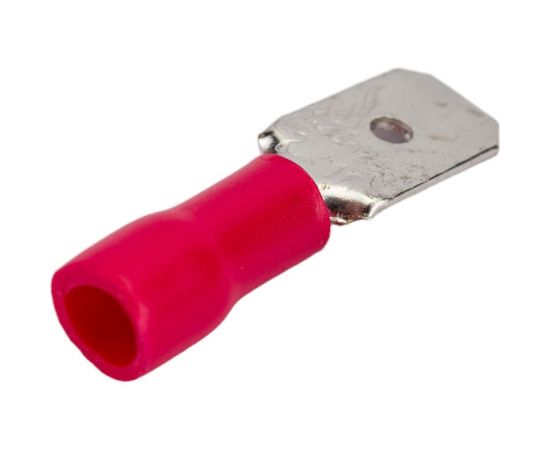 Изолированная клемма "папа" Nord-Yada 6.3мм 0.5-1.5кв.мм (красная) 905345 – изображение 4