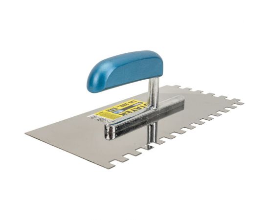 Гладилка Stayer Profi штукатурная, 130x280 мм, 10x10 мм, зубчатая, нержавеющая сталь 0802-10 – изображение 3