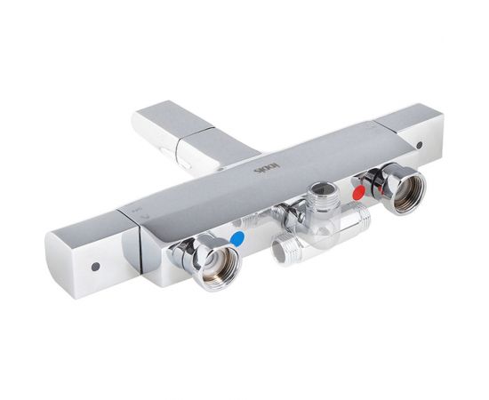 Универсальный смеситель для ванны с термостатом IDDIS Uniterm UNISB02i74WA – изображение 7