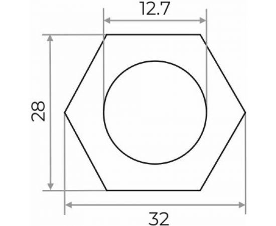 Контргайка Сантис 1/2" чугун 000760 – изображение 2