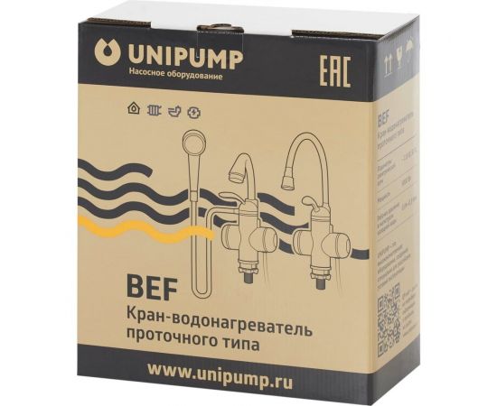 Кран-водонагреватель Unipump проточного типа BEF-012-02 29472 – изображение 2