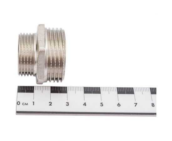Переходной ниппель STI 1" х 3/4" никелированный D270-05054 – изображение 2