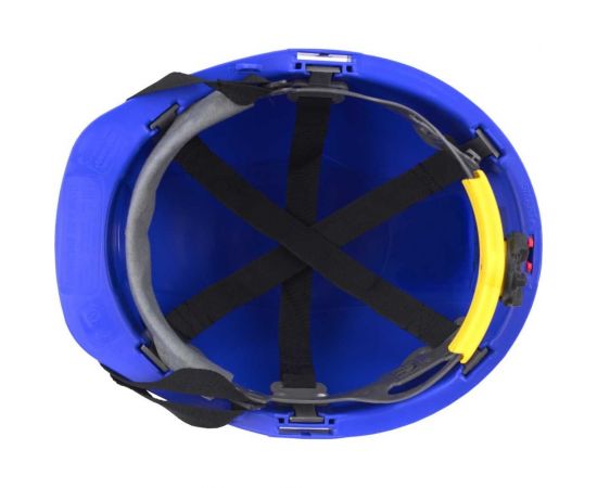 Каска РОСОМЗ СОМЗ-55 ВИЗИОН RAPID синяя, с очками О15 HAMMER ACTIVE plus 78718+11530/1 – изображение 5