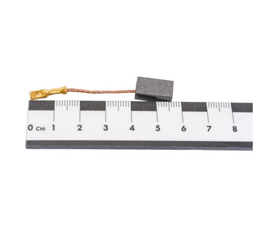 Комплект угольных щеток для электроинструмента Hammer (разъем ""мама""), 6x8,5x15 мм, 2 шт COFRA SDH-34636 – изображение 2