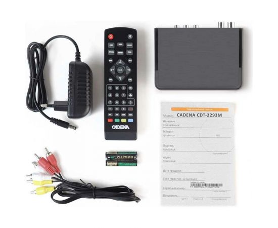 Цифровой эфирный приемник CADENA CDT-2293М – изображение 2