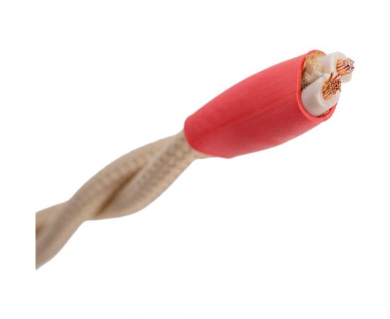 Ретро провод TDM ""Эко"" 2x1,5 витой ГОСТ бежевый 20м SQ2801-0211 – изображение 2