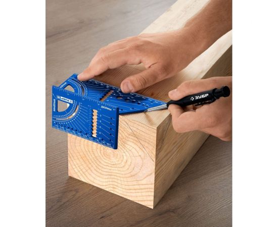 Универсальный алюминиевый угольник для 3D заготовок ЗУБР 7-в-1 34399 – изображение 18