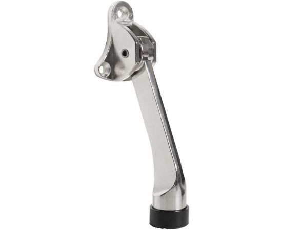 Дверной напольный упор FUARO DS-100 SN (мат.никель) козья ножка 46127 