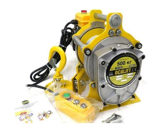 Строительная лебедка OCALIFT TSA Lite г/п 500 кг, 40м, 220в TSA50040m220vl 