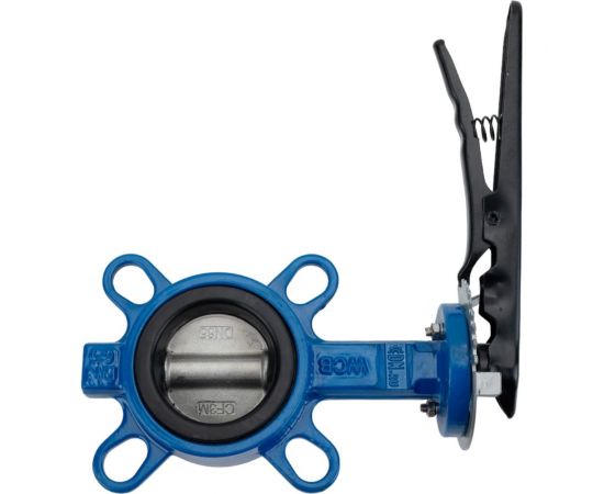 Повротный затвор DN.ru WCB-316L-EPDM Ду65 Ру16, углеродистая сталь, EPDM, с ручкой D050-02064 