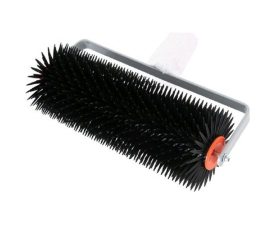 Игольчатый валик для наливных полов Спец ширина ролика 300 мм, скоба под черенок, высота иглы 28 мм 3496 