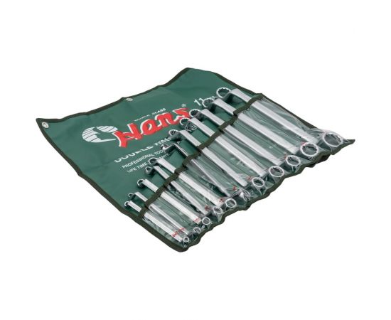 Комплект накидных ключей 75град, 6-32мм, 11шт Hans 16011M 